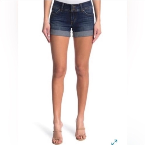 NWOT HUDSON RUBY MID THIGH( or shorter) CUFFED HEM SHORTS - Picture 1 of 7